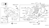 Diagram for 2004 Infiniti FX45 Cup Holder - 88741-CG001