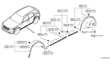 Diagram for 2005 Infiniti FX35 Door Moldings - 82870-CL70A