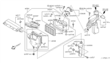 Diagram for 2005 Infiniti FX35 Air Duct - 16576-CL70A