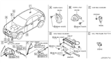 Diagram for Infiniti FX45 Horn - 25620-CG01A