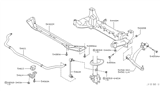 Diagram for Infiniti FX35 Sway Bar Bushing - 54613-8H316