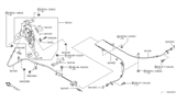 Diagram for 2005 Infiniti FX45 Parking Brake Cable - 36530-CG000