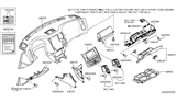 Diagram for 2007 Infiniti FX45 Glove Box - 68500-CL75B