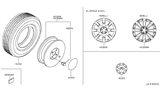Diagram for Infiniti FX45 Spare Wheel - 40300-CL72J