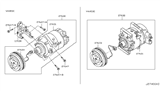 Diagram for 2005 Infiniti FX45 A/C Clutch - 92660-CR900