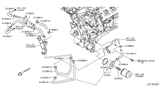 Diagram for Infiniti FX45 Oil Cooler - 21305-AM60A