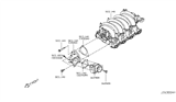 Diagram for 2005 Infiniti FX45 Throttle Body - 16119-8J10A