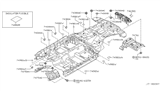 Diagram for 2006 Infiniti FX35 Body Mount Hole Plug - 01658-00673