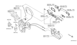 Diagram for 2005 Infiniti FX45 Door Lock Actuator - 80501-CL05A