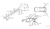 Diagram for 2006 Infiniti FX35 Body Mount Hole Plug - 74899-25A00