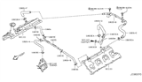 Diagram for Infiniti M45 PCV Hose - 11826-EH020