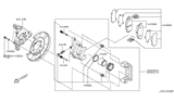 Diagram for 2004 Infiniti FX35 Brake Caliper - 44011-CG012