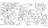 Diagram for 2007 Infiniti FX45 Armrest - 88702-CL70C