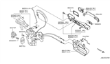 Diagram for 2008 Infiniti FX45 Door Handle - 80640-3V60A