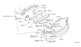 Diagram for 2007 Infiniti FX45 Bumper - 85022-CG025