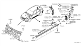 Diagram for Infiniti FX45 Body Mount Hole Plug - 64826-15G00