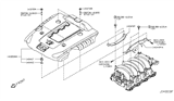 Diagram for 2007 Infiniti FX45 Engine Cover - 14041-CL70A