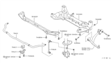 Diagram for Infiniti FX45 Control Arm - 54500-CG200