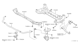 Diagram for 2003 Infiniti FX45 Sway Bar Bushing - 54613-CG006