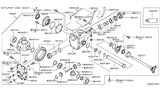 Diagram for Infiniti M45 Pinion Bearing - 38120-03V00