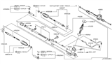 Diagram for Infiniti Steering Gear Box - 49001-CG101