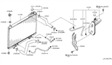 Diagram for 2008 Infiniti FX35 Radiator - 21460-CG000