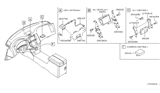 Diagram for 2007 Infiniti FX35 Antenna - 25975-CG000