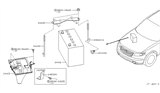 Diagram for Infiniti EX37 Battery Tray - 24420-AL510