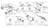 Diagram for 2011 Infiniti FX50 Seat Switch - 25500-JJ50B