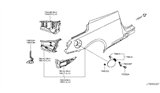 Diagram for 2014 Infiniti Q60 Fender - G8101-JJ5MA