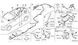 Diagram for Infiniti G37 Antenna - 28208-JJ50A