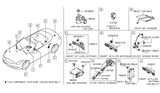 Diagram for 2013 Infiniti M37 Air Bag Sensor - K8581-1EA0A