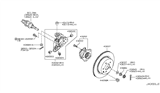 Diagram for Infiniti G37 Steering Knuckle - 43018-1BA0B