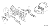 Diagram for 2014 Infiniti Q60 Dash Panels - F7100-JJ9FA