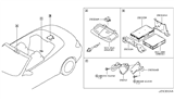 Diagram for 2011 Infiniti G37 Antenna - 28212-JJ50A