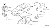 Diagram for 2008 Infiniti G37 Speed Sensor - 47910-JK500