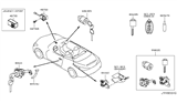 Diagram for Infiniti G25 Ignition Lock Cylinder - 48700-JK000