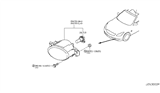 Diagram for 2015 Infiniti Q60 Fog Light - 26155-8993A