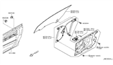 Diagram for 2015 Infiniti Q60 Window Regulator - 80721-JJ50A
