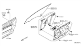 Diagram for 2011 Infiniti G37 Window Regulator - 80720-JJ50A