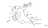 Diagram for Infiniti Hydraulic Hose - 30855-JK00B