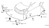 Diagram for Infiniti Hood Latch - 65601-JL60A