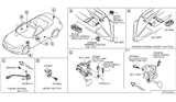 Diagram for Infiniti Q60 Mirror Switch - 25570-1BB1A