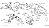 Diagram for 2008 Infiniti G37 Glove Box - 68500-JK61B