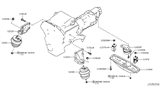 Diagram for 2013 Infiniti G37 Engine Mount - 11220-JK30B