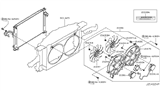 Diagram for Infiniti Fan Motor - 21487-JK00D