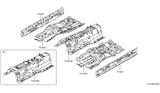 Diagram for Infiniti G37 Floor Pan - G4321-JJ5MA