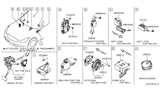 Diagram for Infiniti Q40 Body Control Module - 28595-JK60A