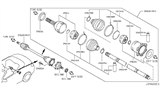 Diagram for Infiniti QX50 CV Boot - C9241-1BP0A