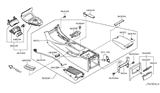 Diagram for 2012 Infiniti G25 Armrest - 96920-1VW0A